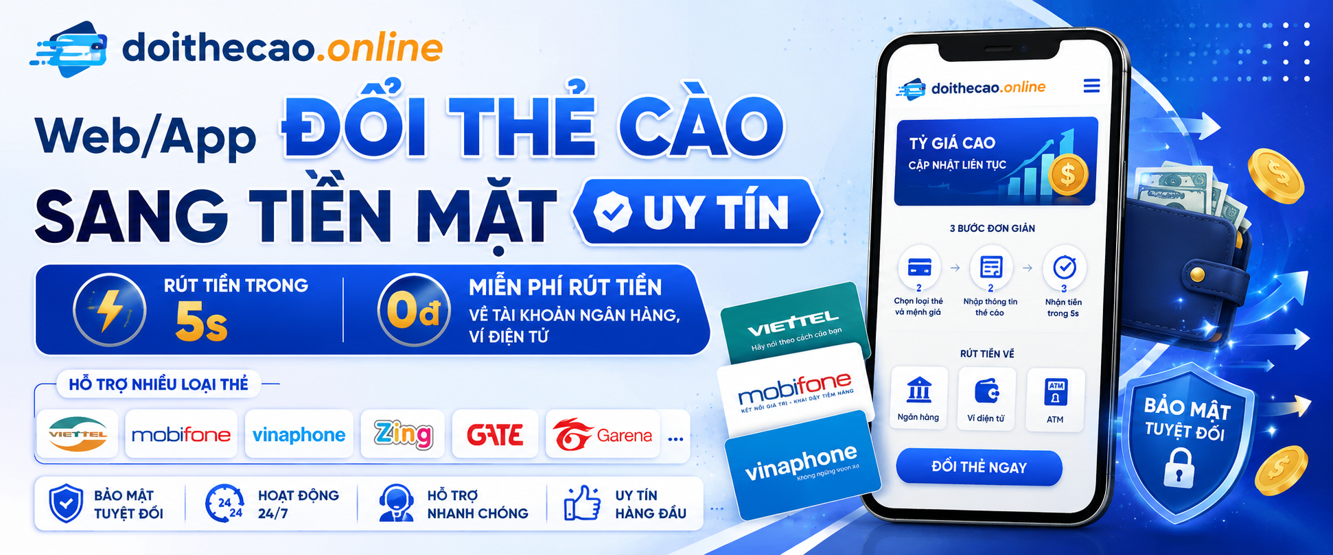 Đổi Thẻ Cào Siêu Tốc